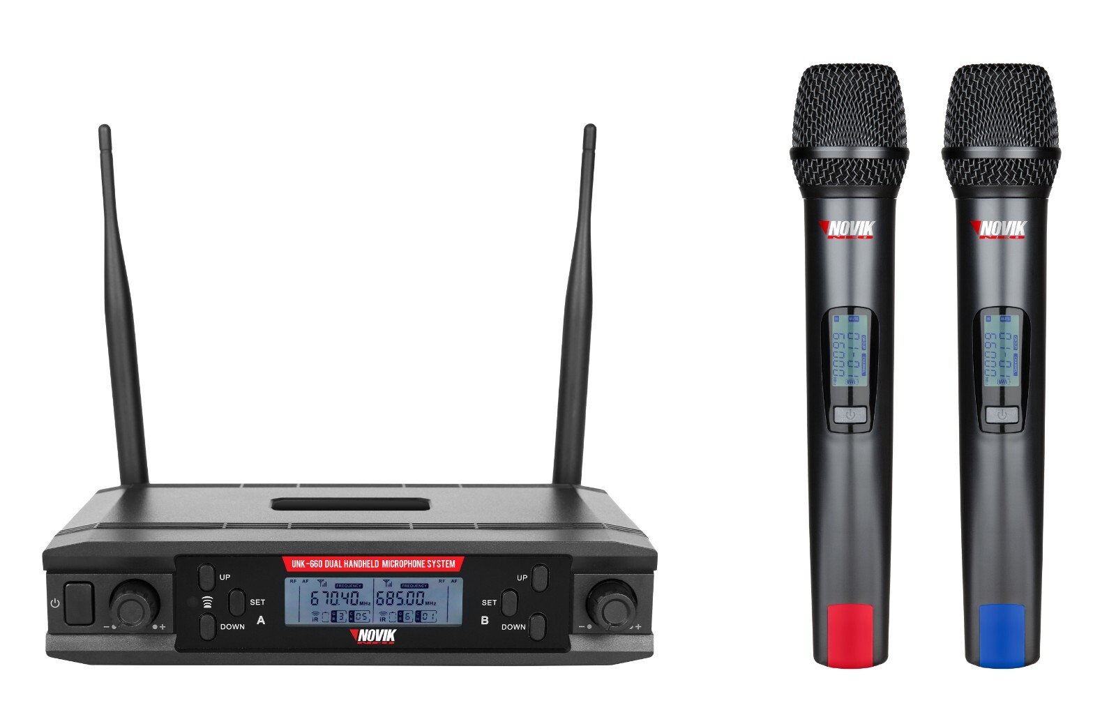NOVIK NEO UNK 660 - DUAL HANDHELD MICROPHONE WIRELESS SYSTEM