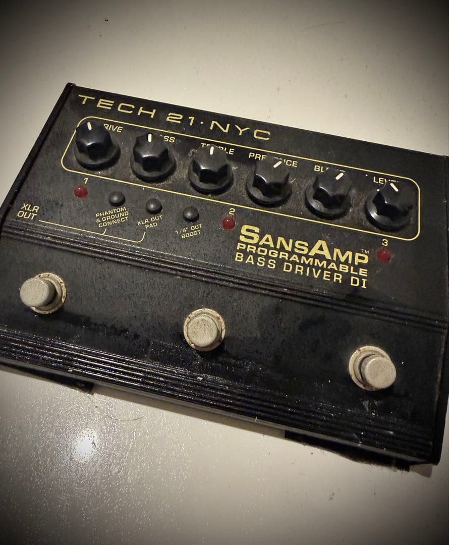 Sans Programmable Bass Driver d1 Effects Pedal Body Only Used Tested