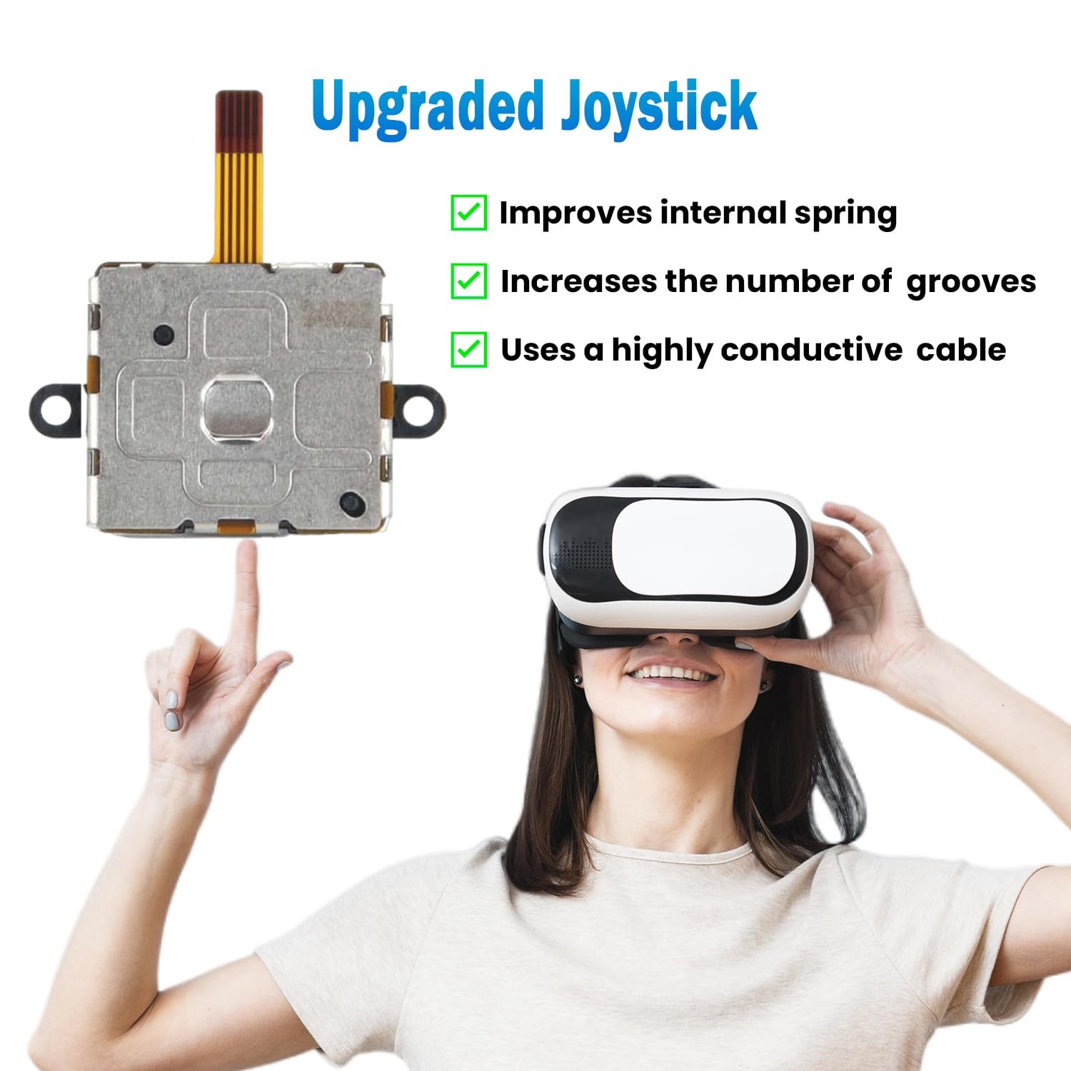 2 Pack Joystick Replacement, 14 in One Replacement kit
