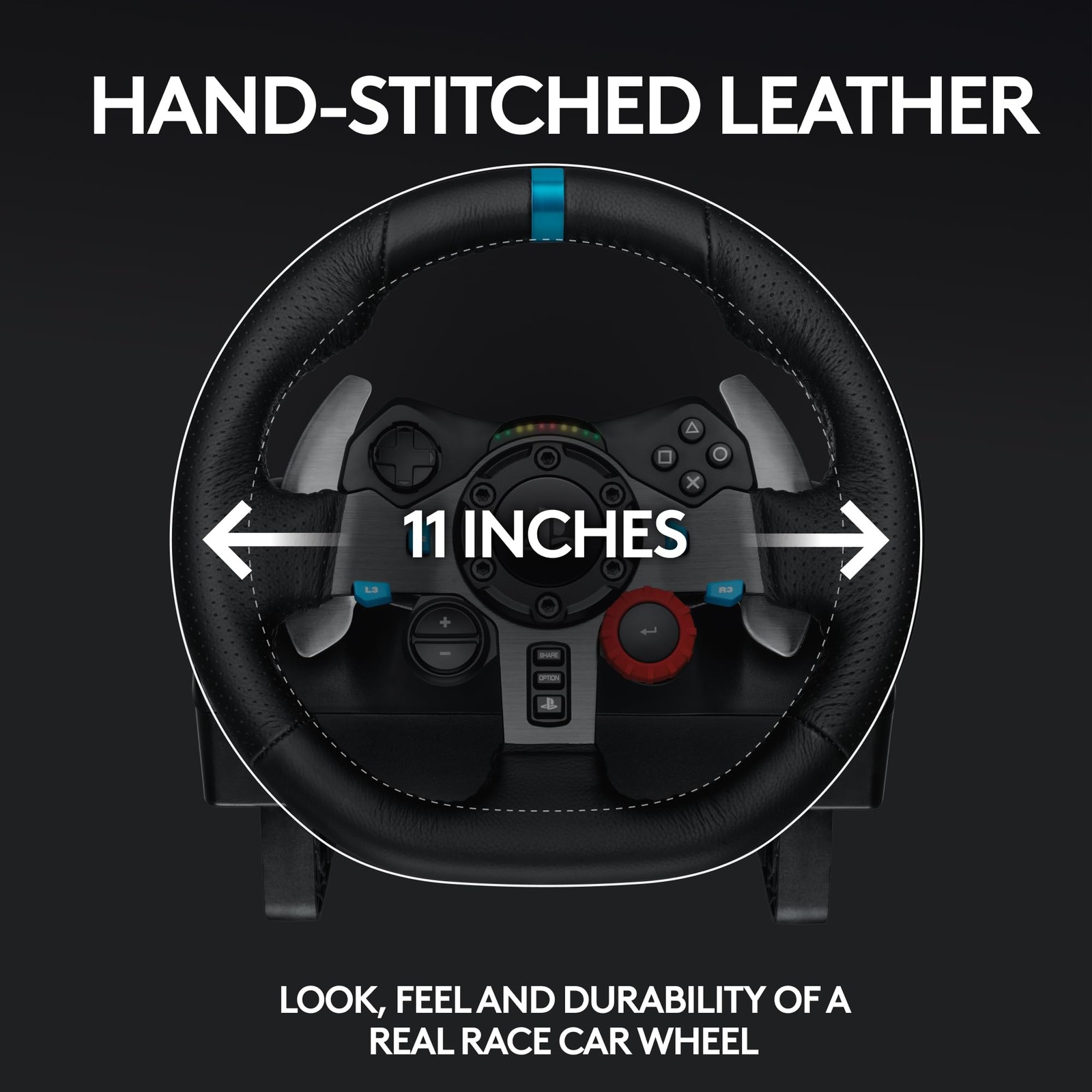 Logitech - G29 Driving Force Racing Wheel and Floor Pedals for PS5, PS4, PC,