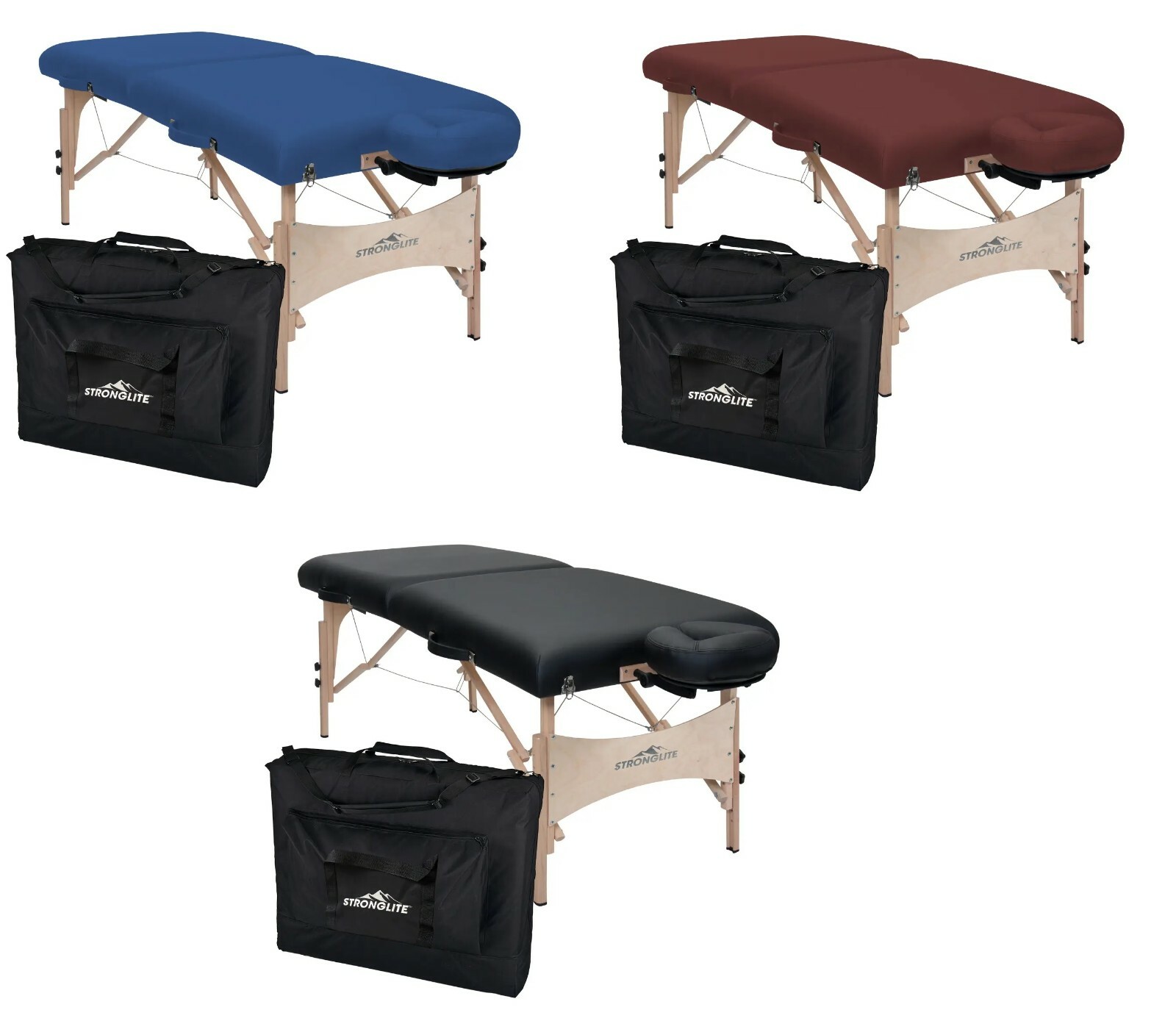 Stronglite Classic Deluxe Portable Massage Table Package with Basic Carry Case
