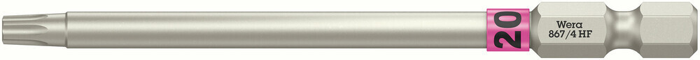 Wera 060514, 867/4 TORX® HF Bits with holding function, TX 20 x 89 mm