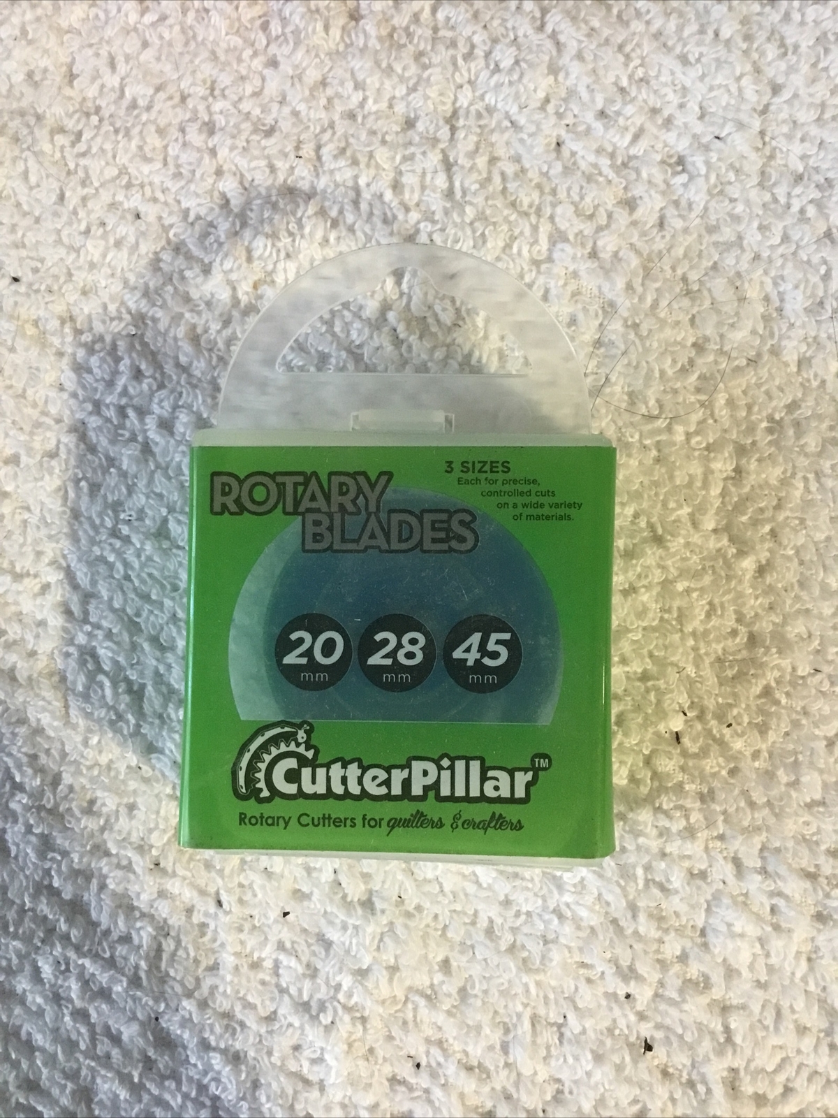 Rotary Blades 3 Sizes By CutterPillar With Case E3D