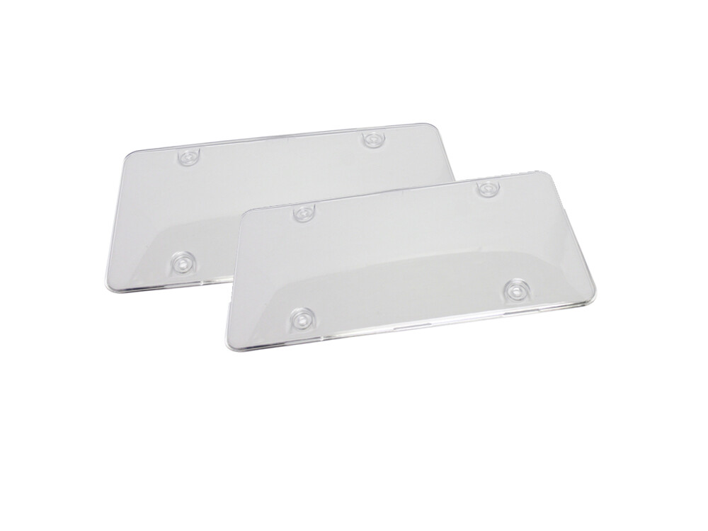 2pcs Clear License Plate covers for USA Canada north America License plates