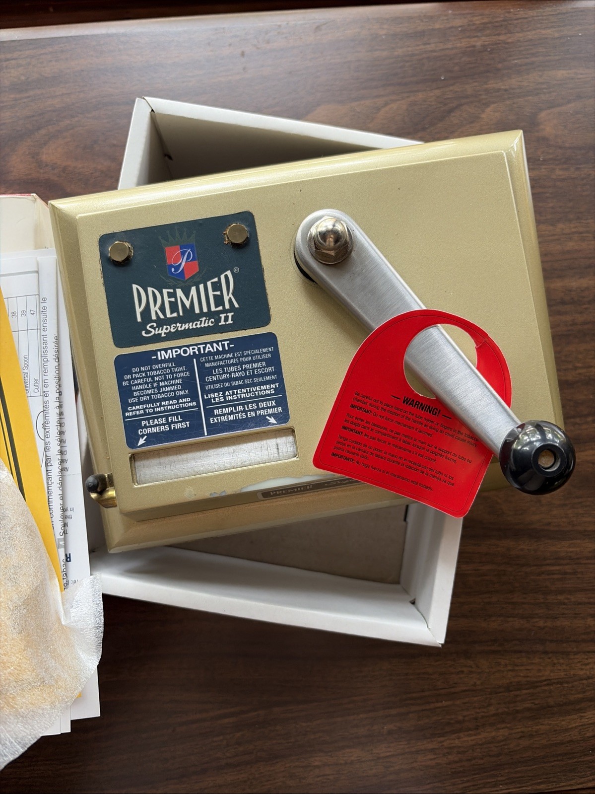Premier Supermatic II Cigarette Making Machine. New