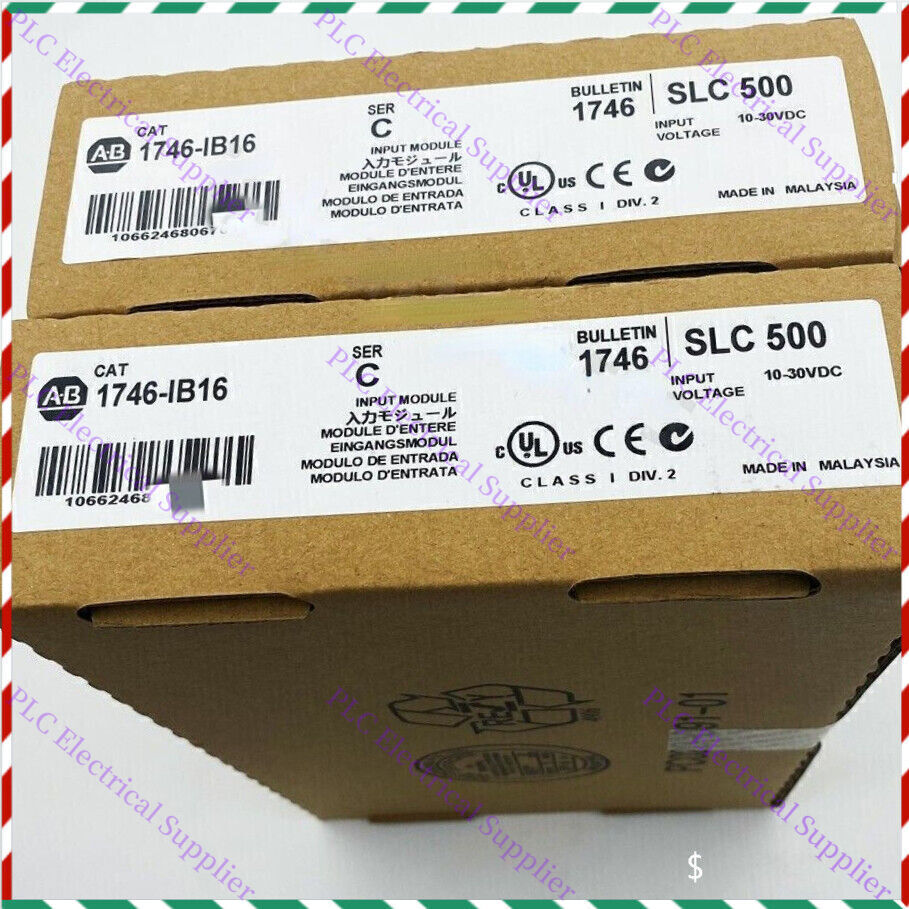 1746-IB16 1X New Factory Sealed AB 1746-IB16 SER C SLC 500 Digital Input Module