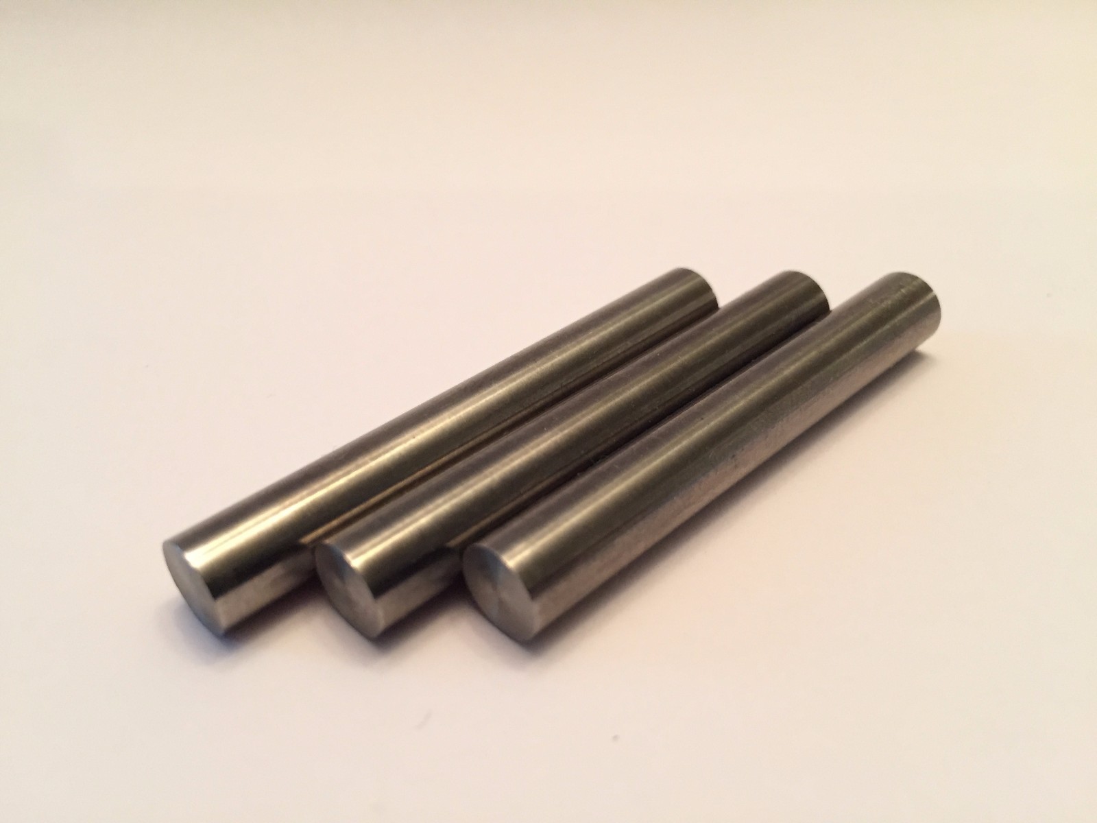 80% Tungsten Alloy Billets 1/4" (6.35 mm) in Diameter x 2". Sold in sets of 3.
