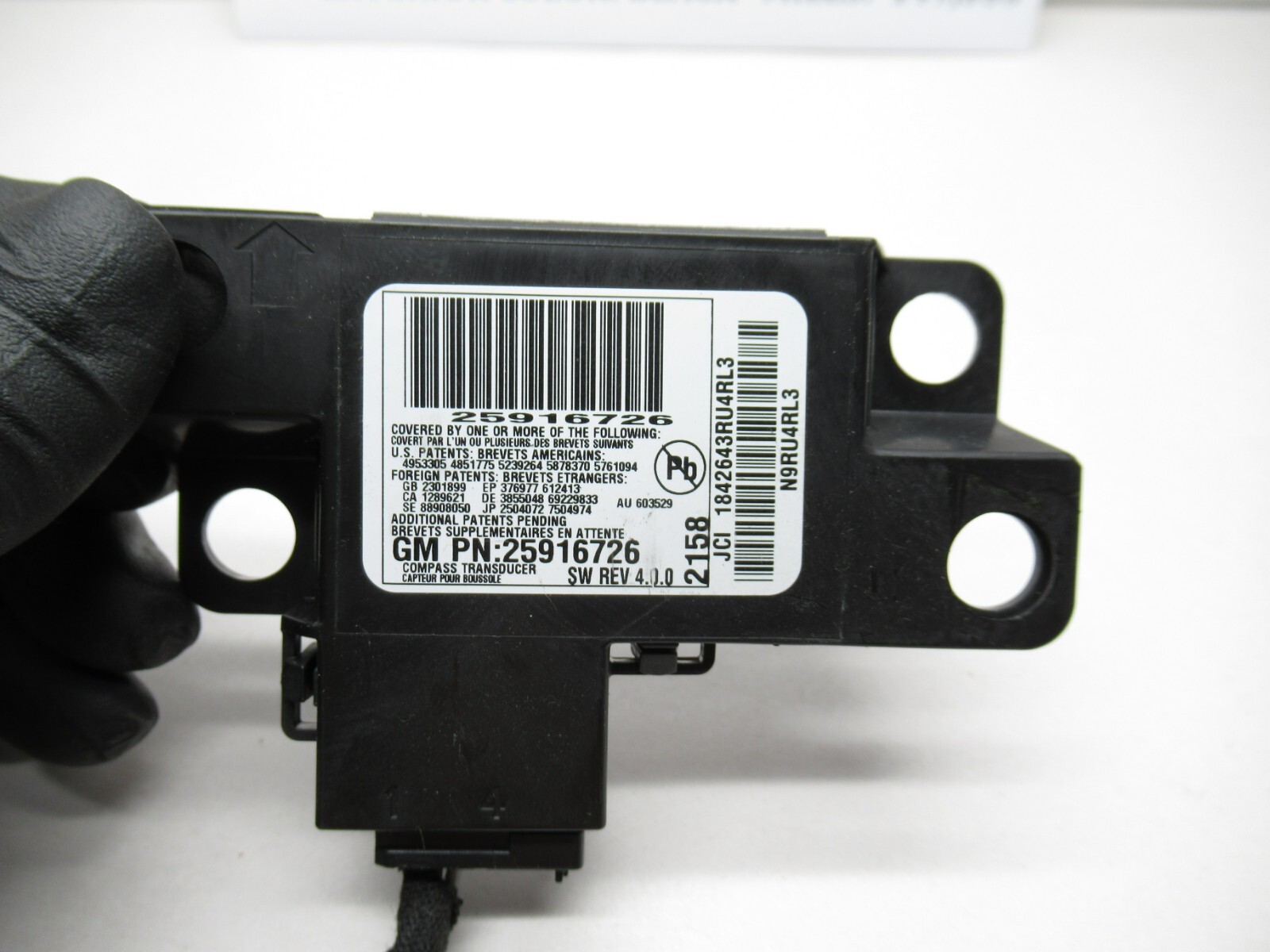 2009-2012 Chevrolet Traverse Electronic Compass Control Module 25916726 Used
