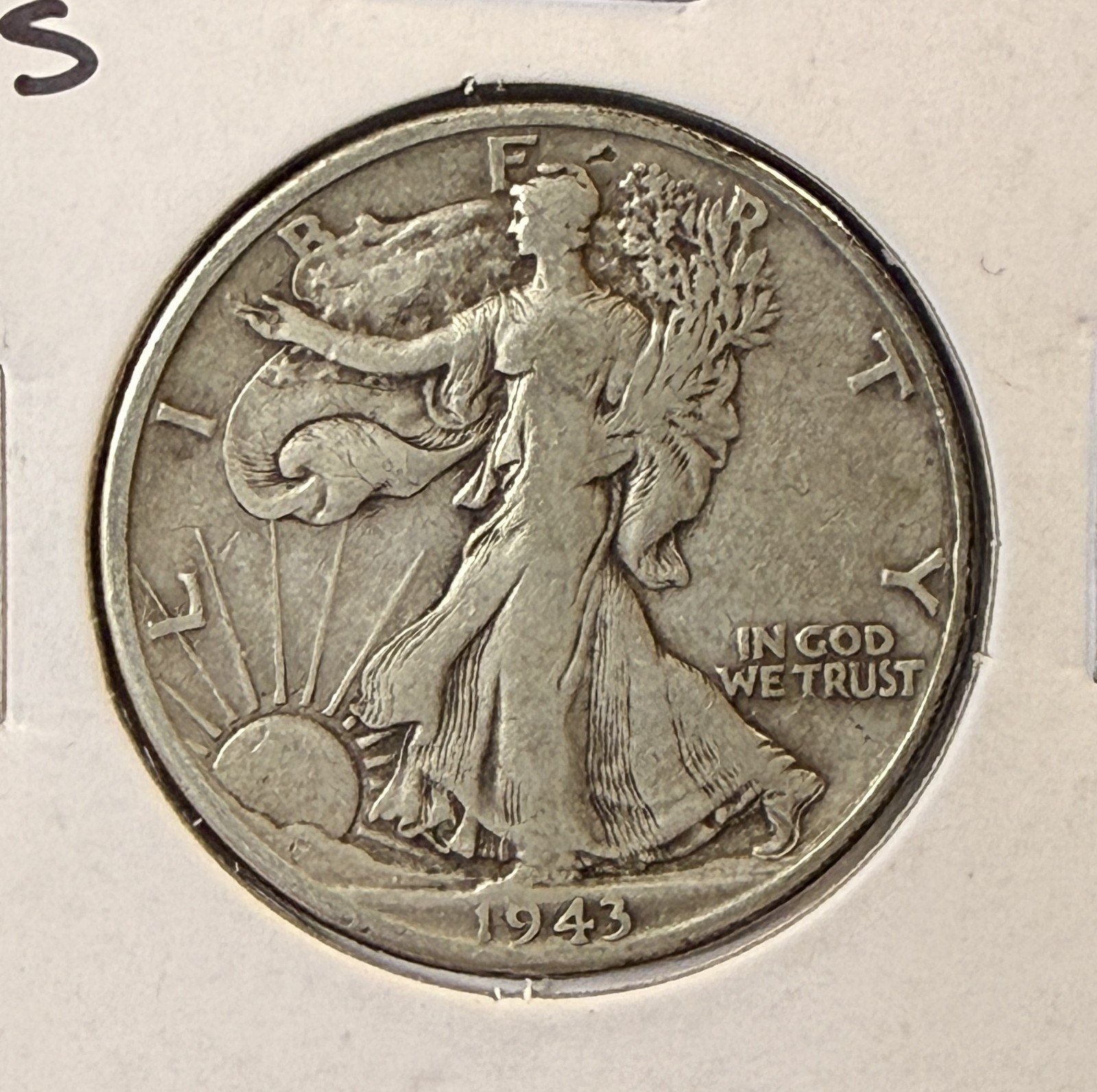 1943-S Walking Liberty Half Dollar, Nicely Circulated, (22318)