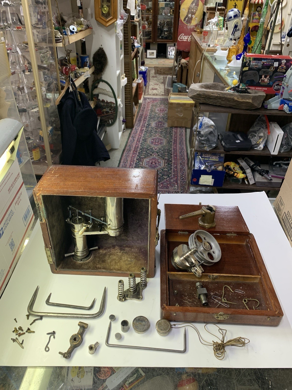 Antique Engineering & Power Company Steam Engine Indicator Gauge Jamestown, NY