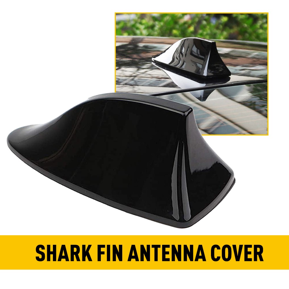 Black Fin Shark Antenna Universal For Trunk Street SUV Car Rod Pickup Boat SUV