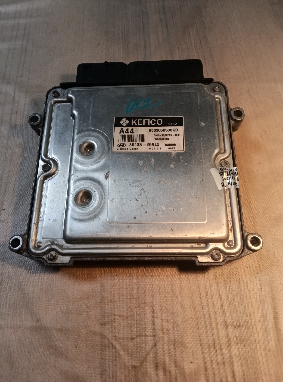 2011 Hyundai Accent 1.6L A/T Engine Computer 39133-26AL5 ECU Control Module Unit