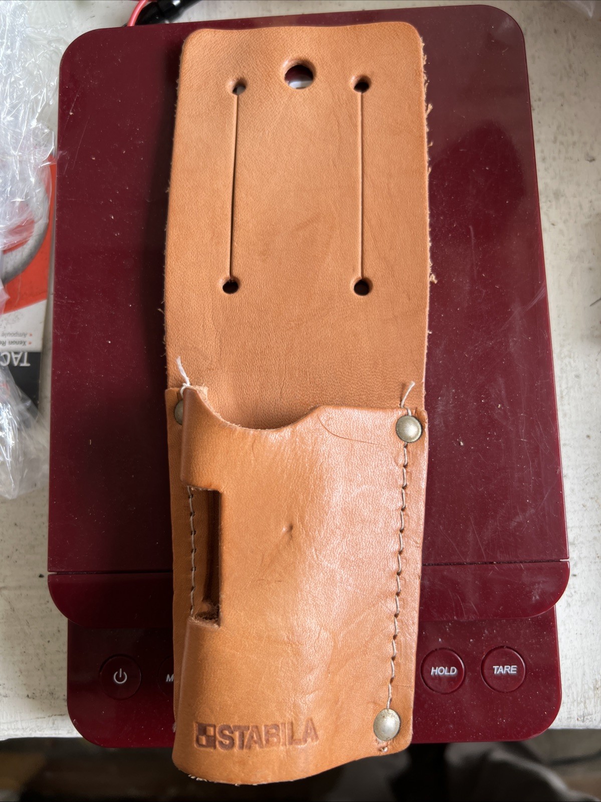 Stabila Torpedo Level Leather Holster