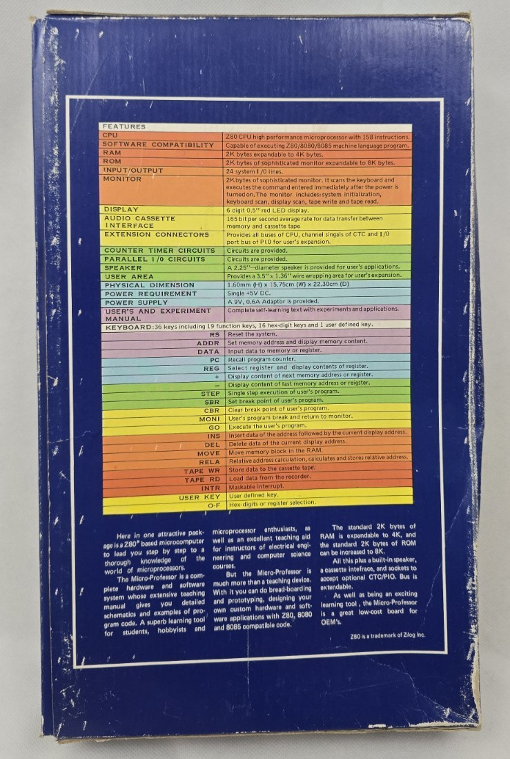 Micro-Professor MPF-1B, Z80- Tested Working, Retro, Vintage, Microcomputer