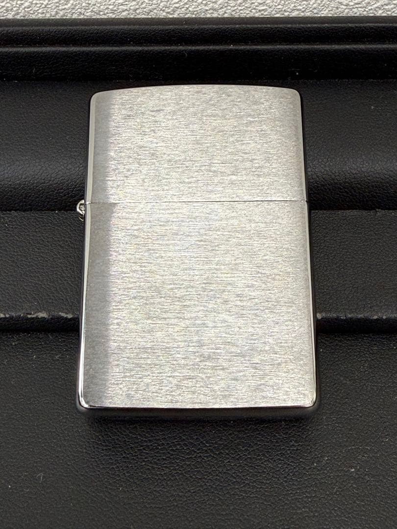 Zippo Lighter - Silver Hairline Finish