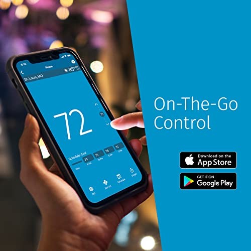 Sensi Smart Thermostat, with Wi-Fi, Integrated Security, Programable, App Compat