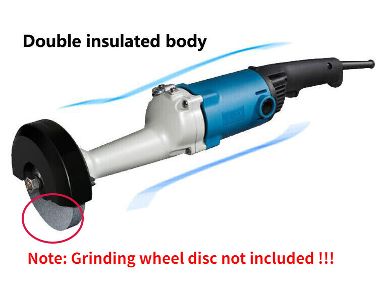 125/150mm Diameter Electric Handheld Grinder Grinding Machine Straight