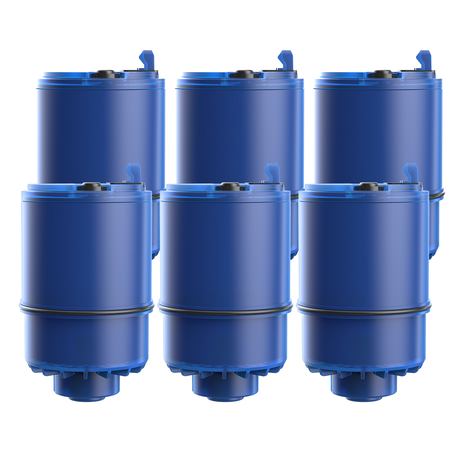 AQUA CREST Water Filter Replacement for RF-9999® Faucet ,NSF Certified,6 Packs