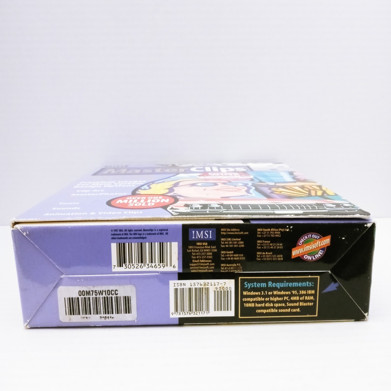 Master Clips Masterclips Software 1997 4 CD CD 75000 Clip Art Big Box