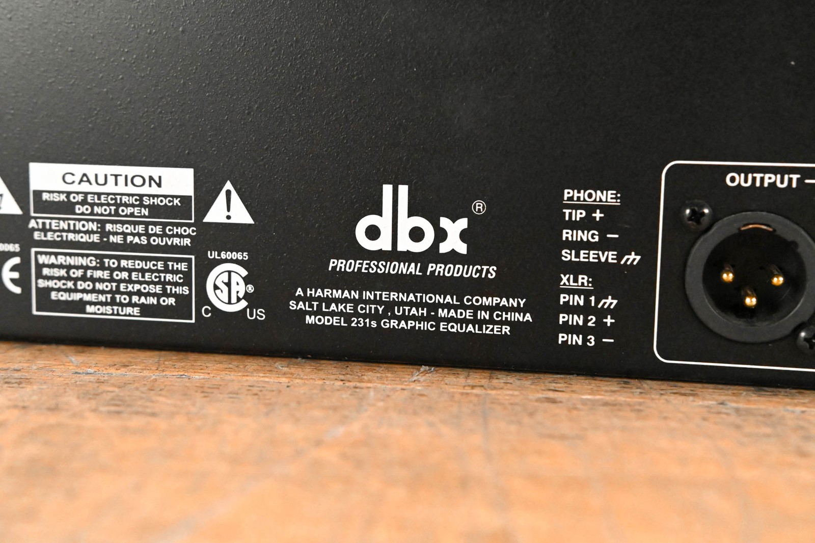 dbx 231s Two-Channel 31-Band Equalizer CG01QT1