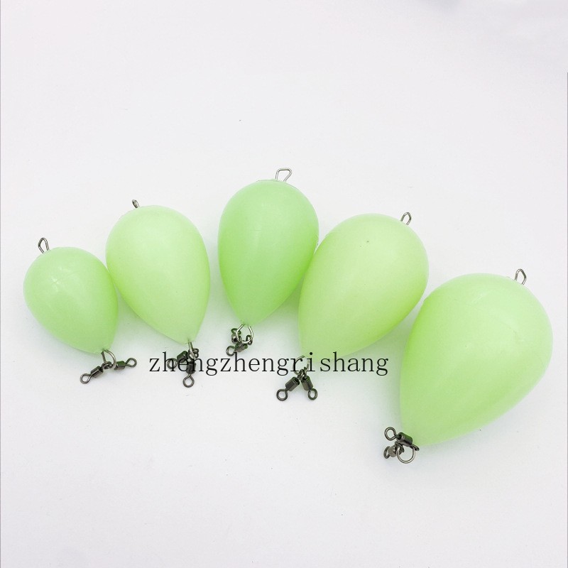 5Pcs Big Game Glow The Dark Fishing Egg Hard Floats Catch Tuna Fishing 20g-100g
