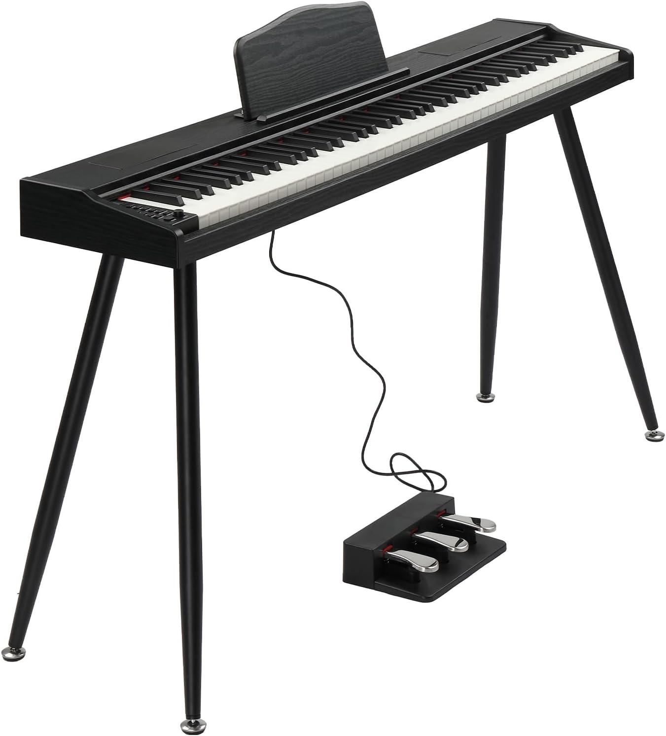 Digital Piano Black 88-Key for Beginners