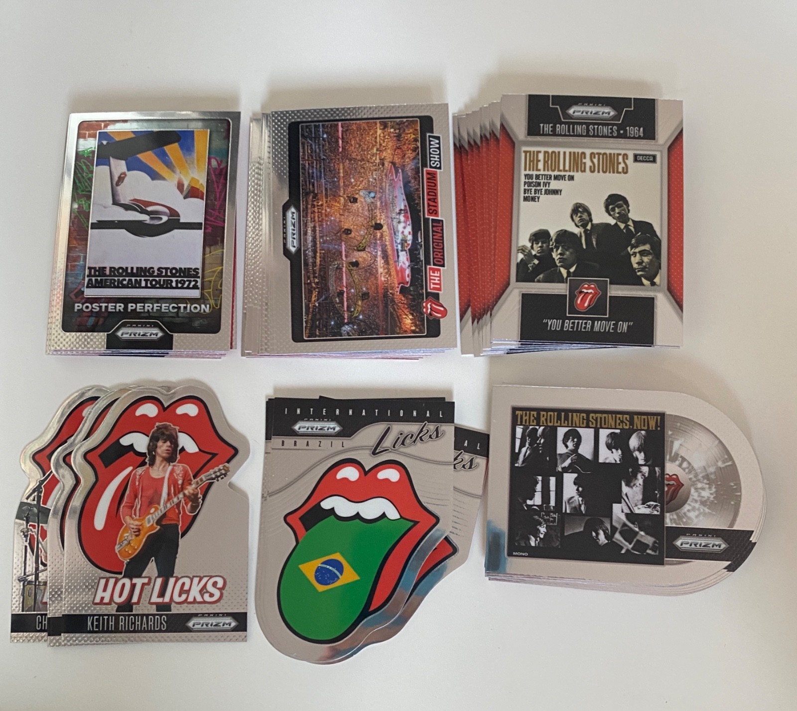 2025 Panini Prizm The Rolling Stones Inserts - Pick Your Card