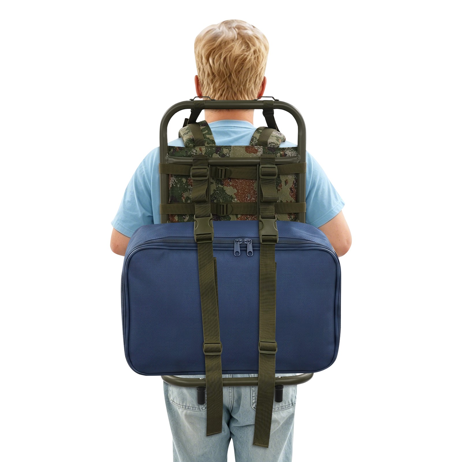 Hiking/Hunting Backpack Frame, Aluminum External Frame Backpack 37*25*70cm Camp