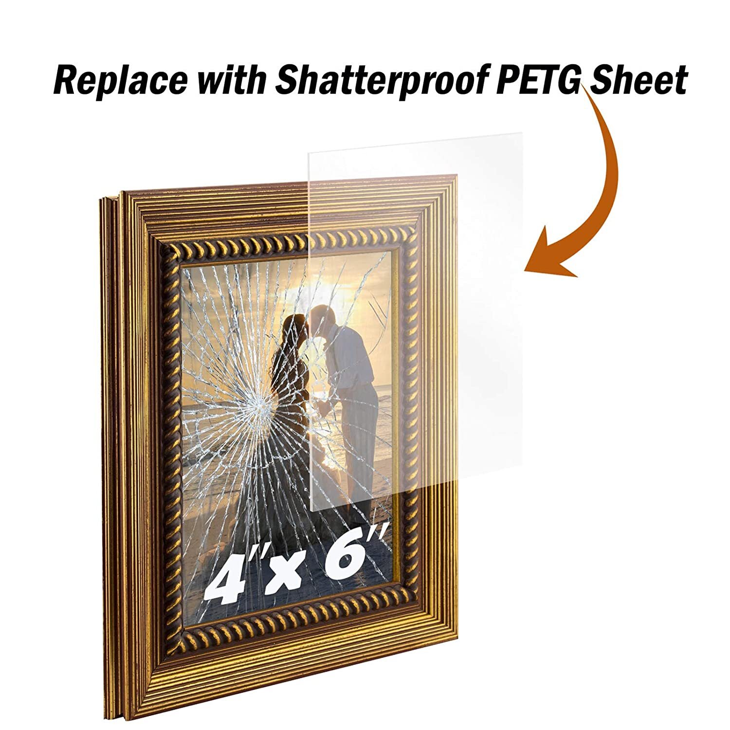 Clear Transparent PETG Vivak Moldable Plastic Film Flexible Frame Sheet Panel
