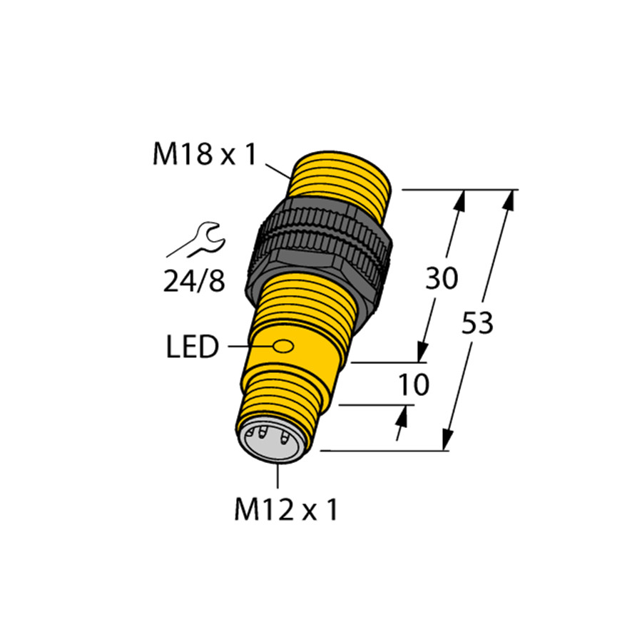 TURCK NI8-S18-AN6X-H1141 46527 Inductive sensor NPN