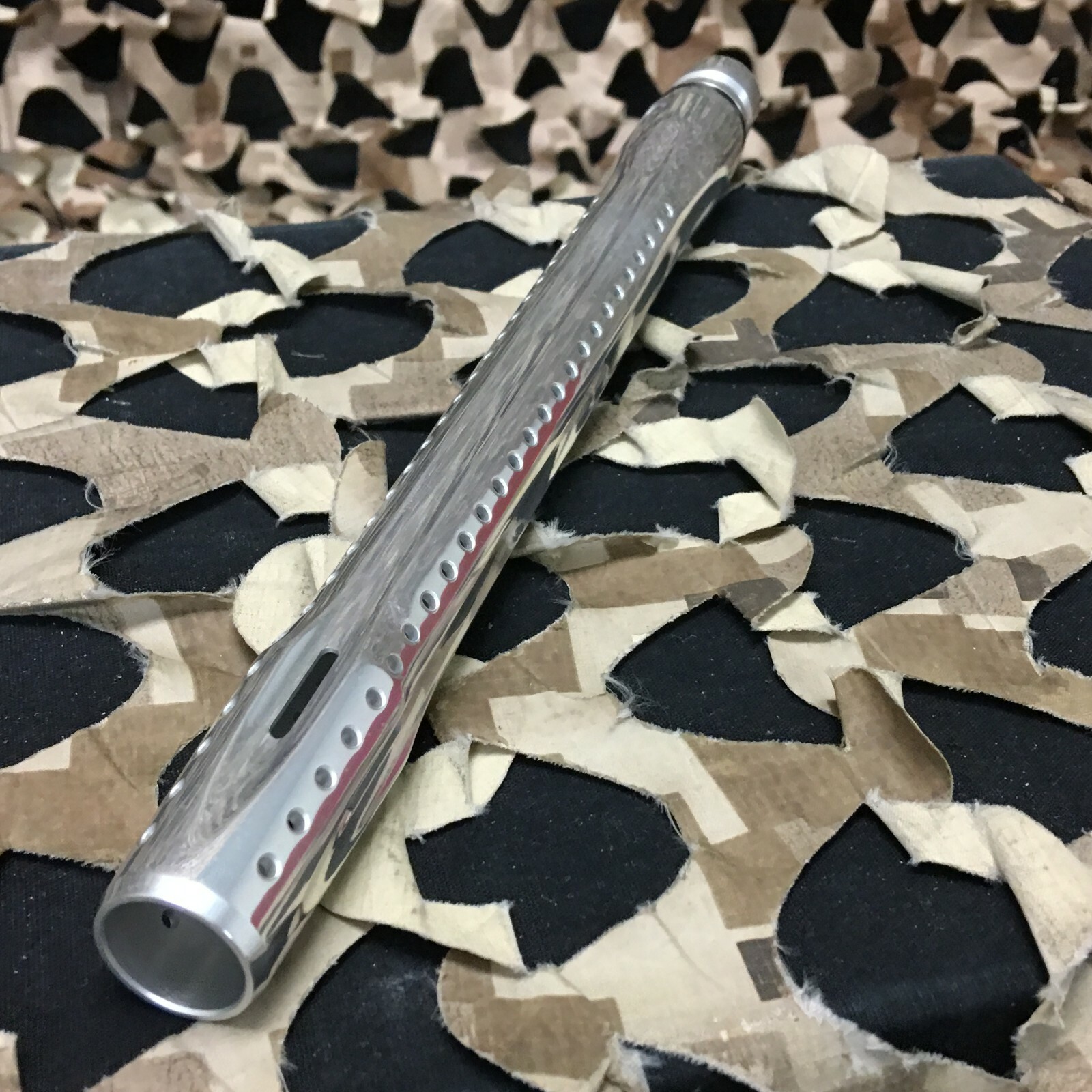 NEW Smart Parts Paintball Freak Barrel Front - Silver - 16 inch