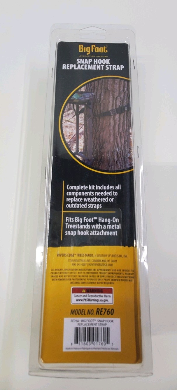 Rivers Edge RE760 Big Foot Replacement Strap, Black