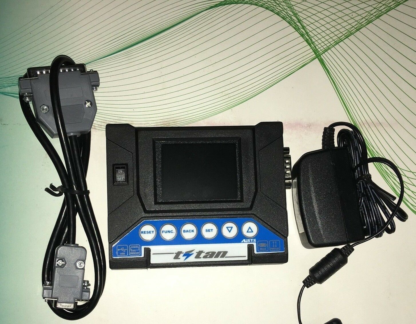 TITAN DNC. Transport DNC (TAPE MODE) for machine CNC. DNC USB READER