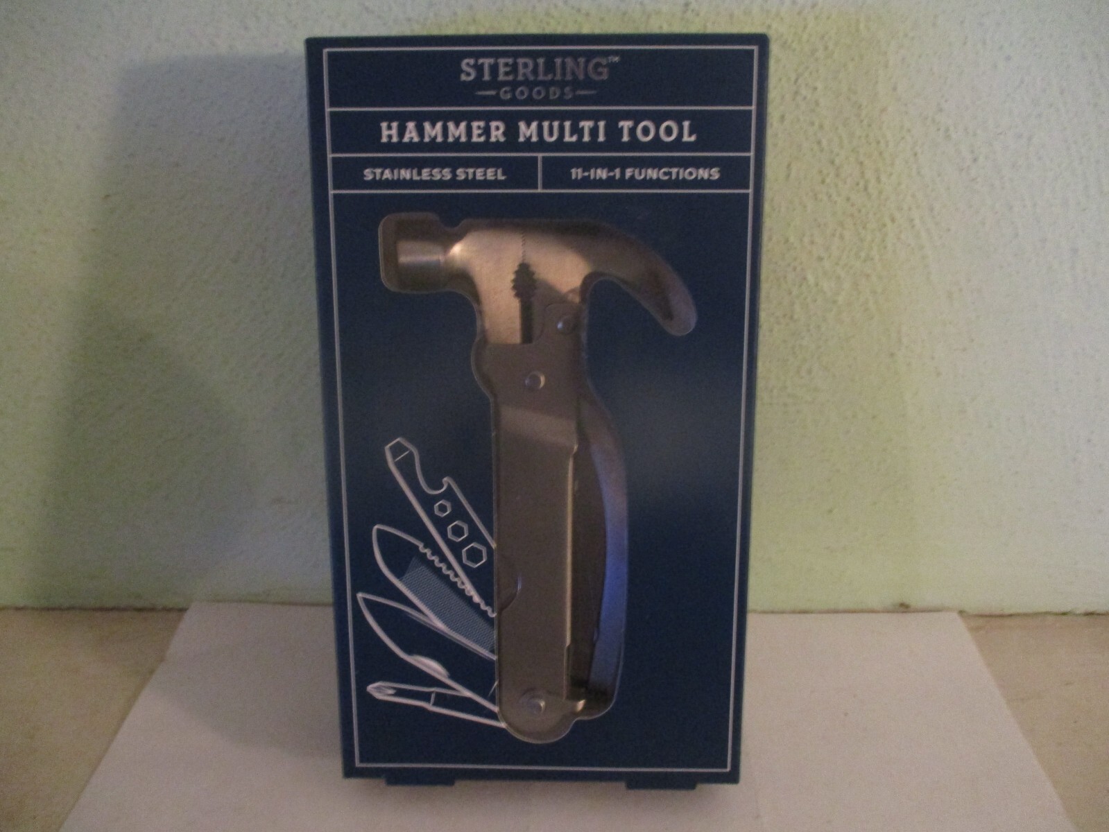 Sterling Goods - hammer multi-tool Bell & Curfew, 11-In-1 functions stainless