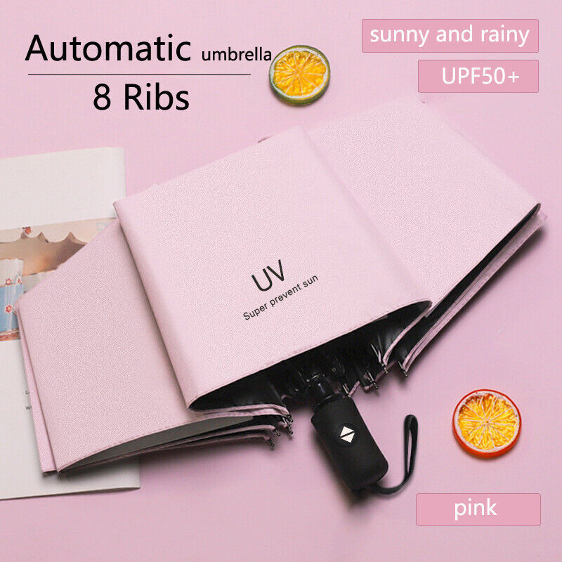 Automatic Umbrella Sun and Rain Anti-UV Windproof 3 Folding Compact Umbrella