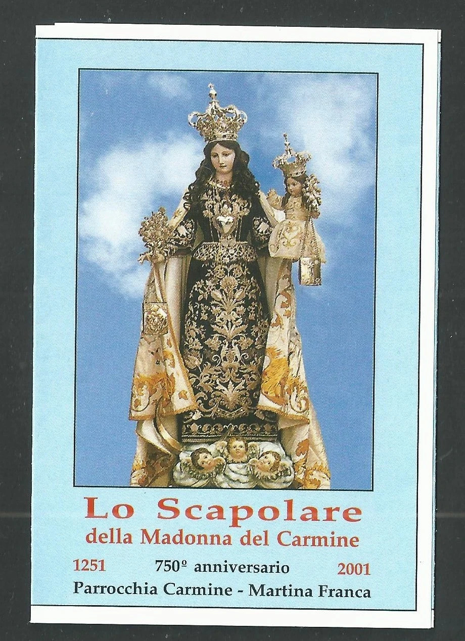 Holy card de la Virgin del Carmen santino image pieuses estampa