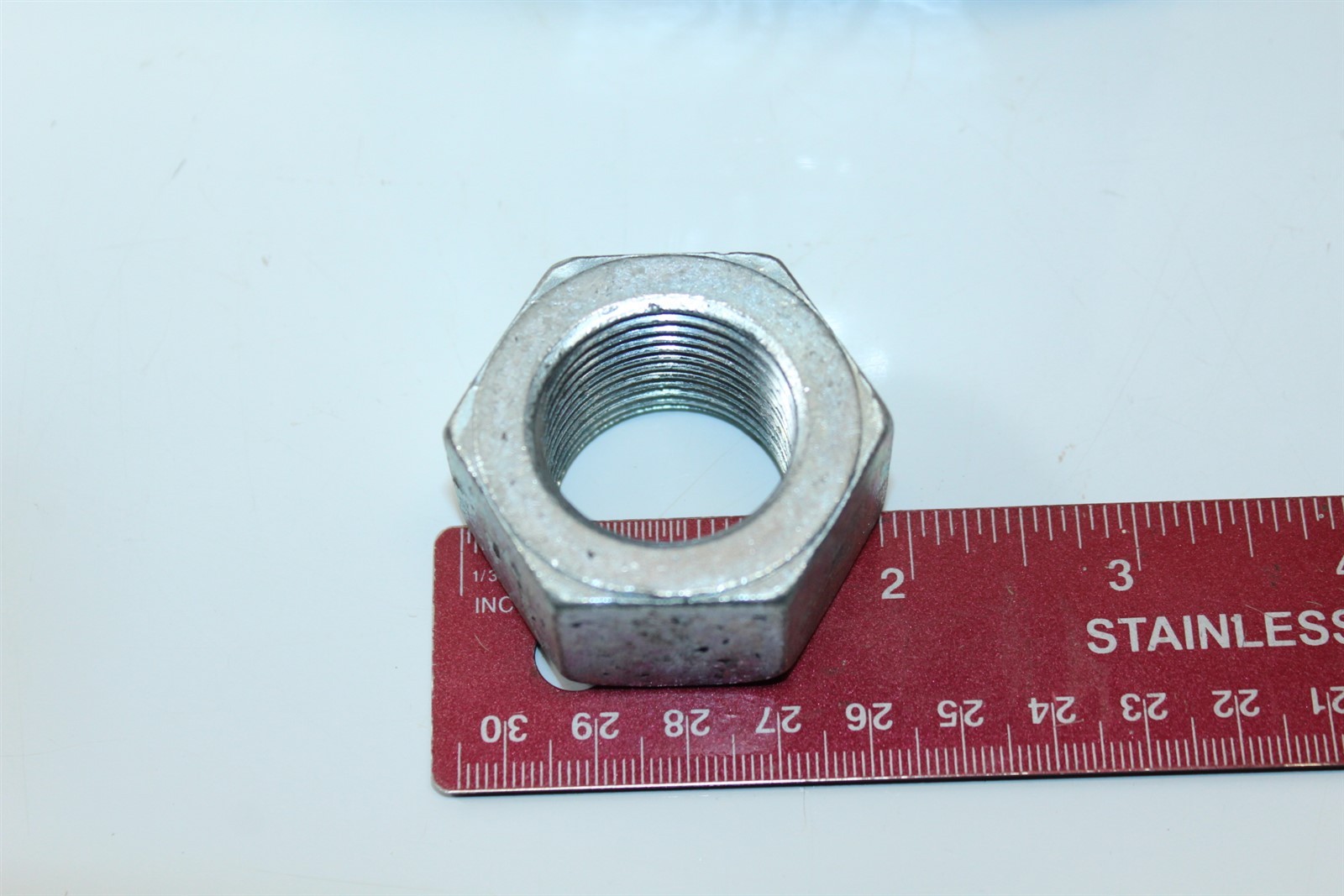 Zinc Finished Hex Nuts 1-1/8 x 8 - 25 Count Box