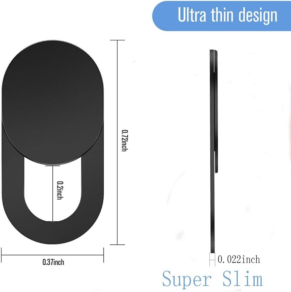 Webcam Cover Slide,[6 Pack] Ultra-Thin Laptop Web Camera Cover Compatible wit...