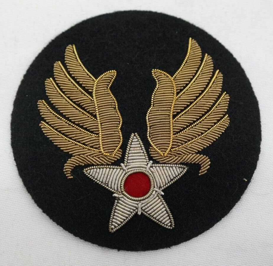 Vintage United States Army Air Corps Bullion Patch  AL