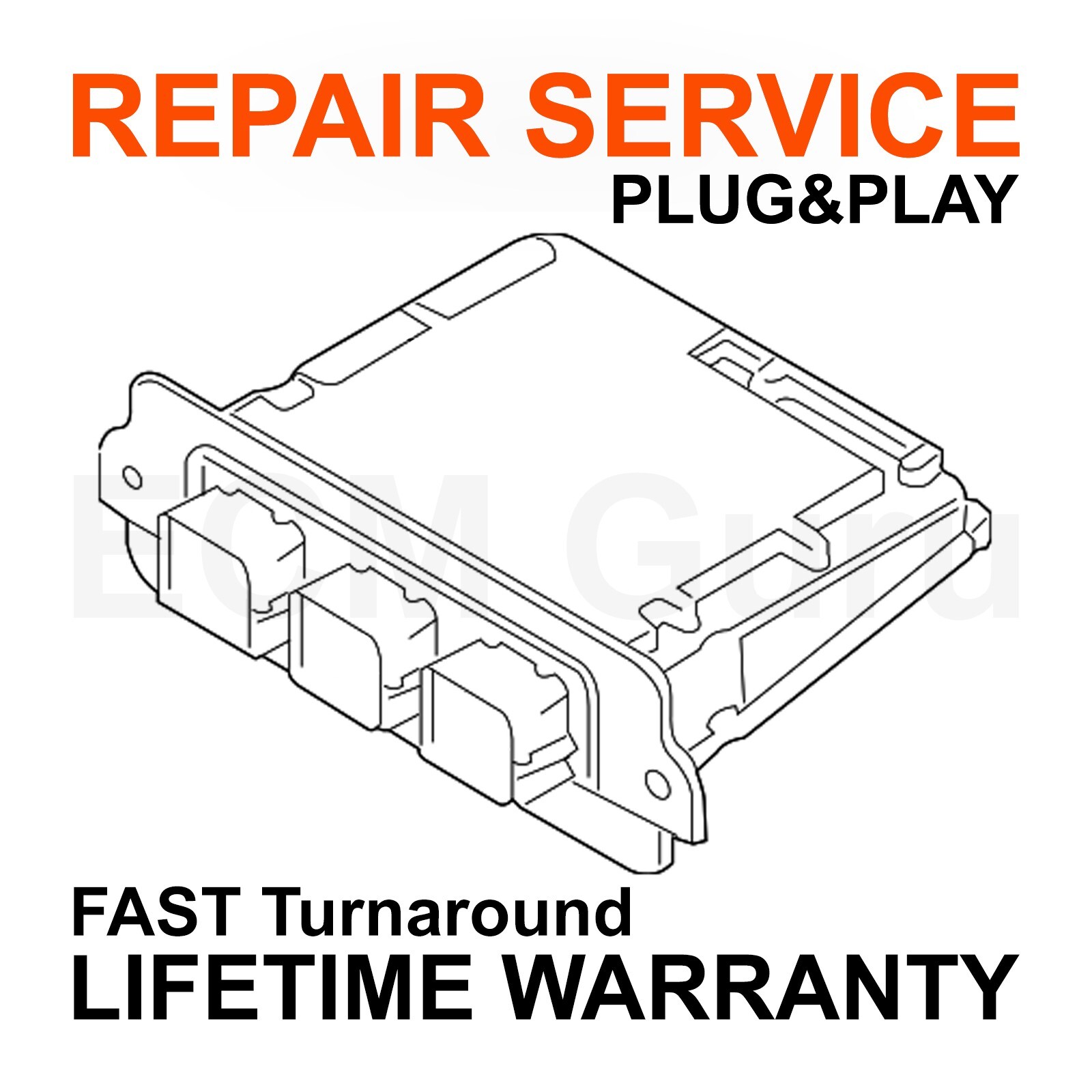Ford P0135 P0141 P0155 P0161 P0403 P0443 Mail-in REPAIR SERVICE ECM PCM ECU