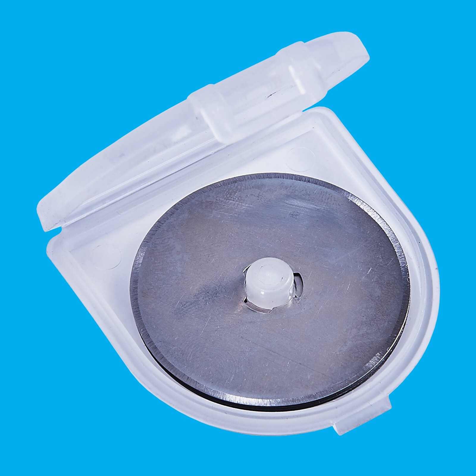 5pc Circular 45mm Rotary Cutter Steel, Round Double Edged, with Storage Case