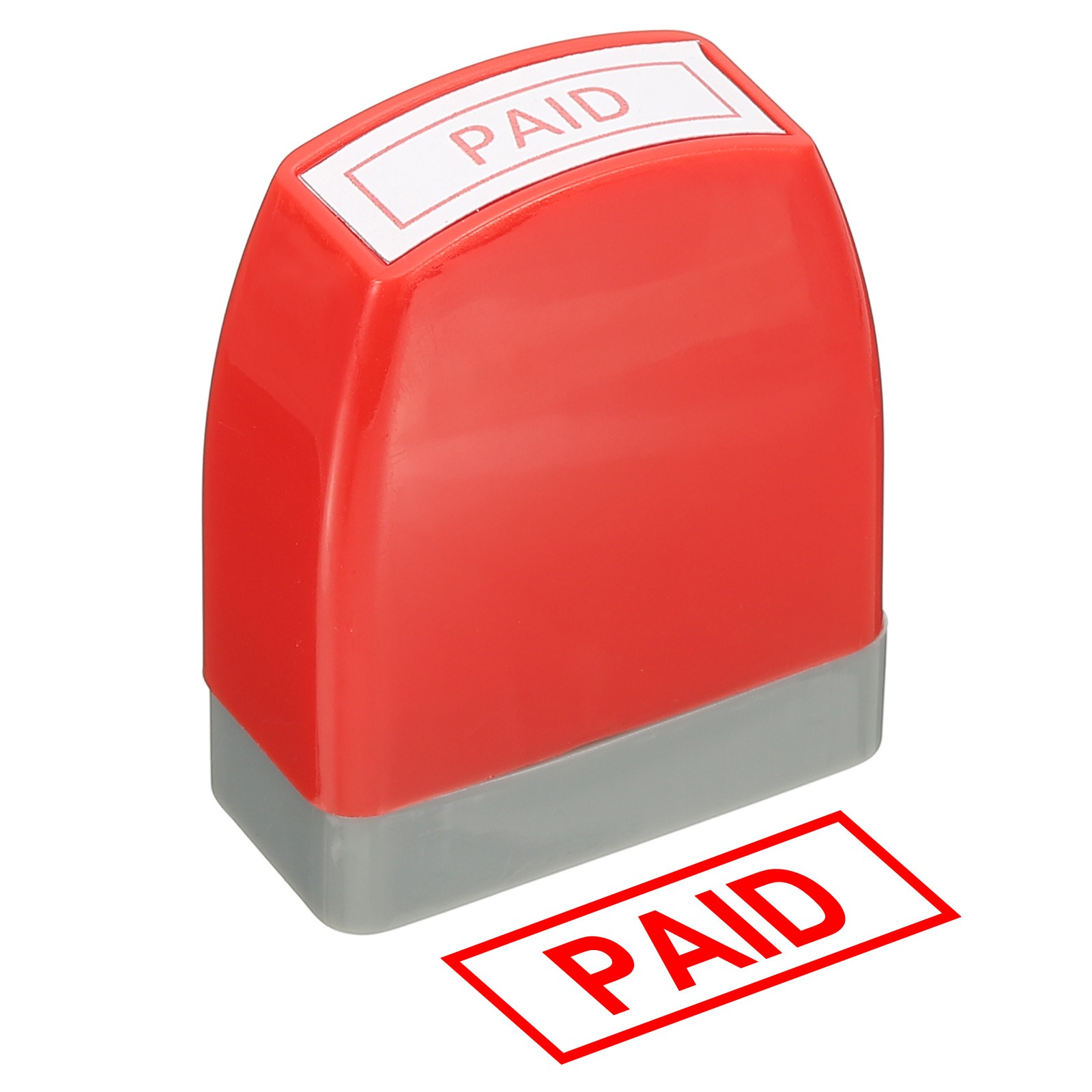 Paid Notice Stamp Office Stamp Pre Inked Stamp Red