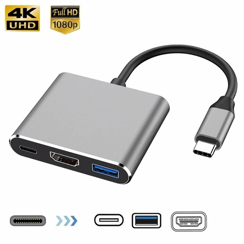 NEW USB Type C to HDMI HDTV TV Cable Adapter Converter For Macbook Android Phone