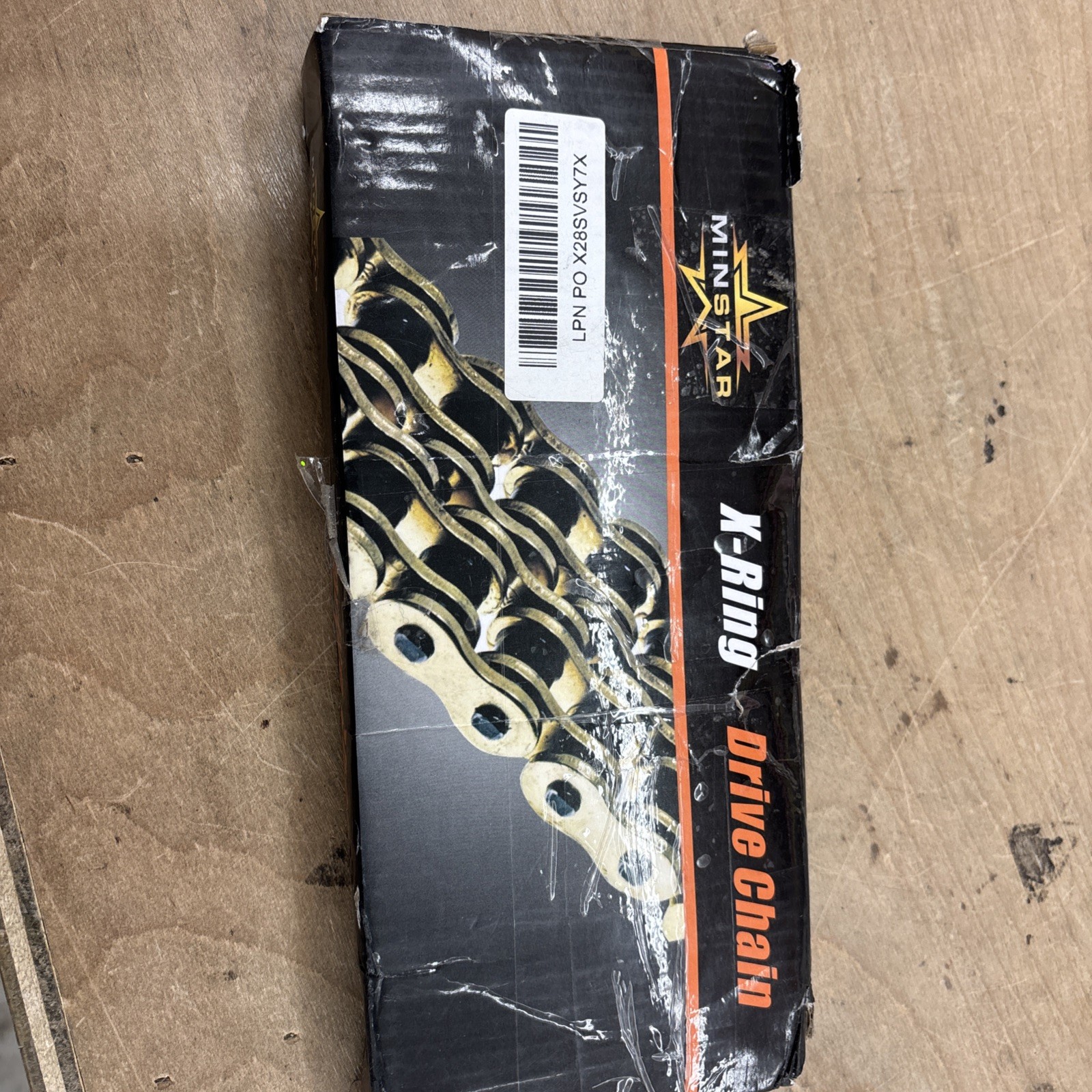 525 Chain 110 Links With Connecting Master Link, X-Ring Gold