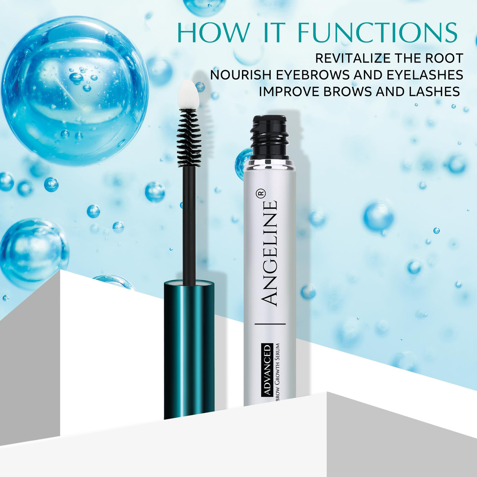 Premium Eyebrow Growth Serum for Thicker Brows, Advanced Eyebrow Serum to Gro...