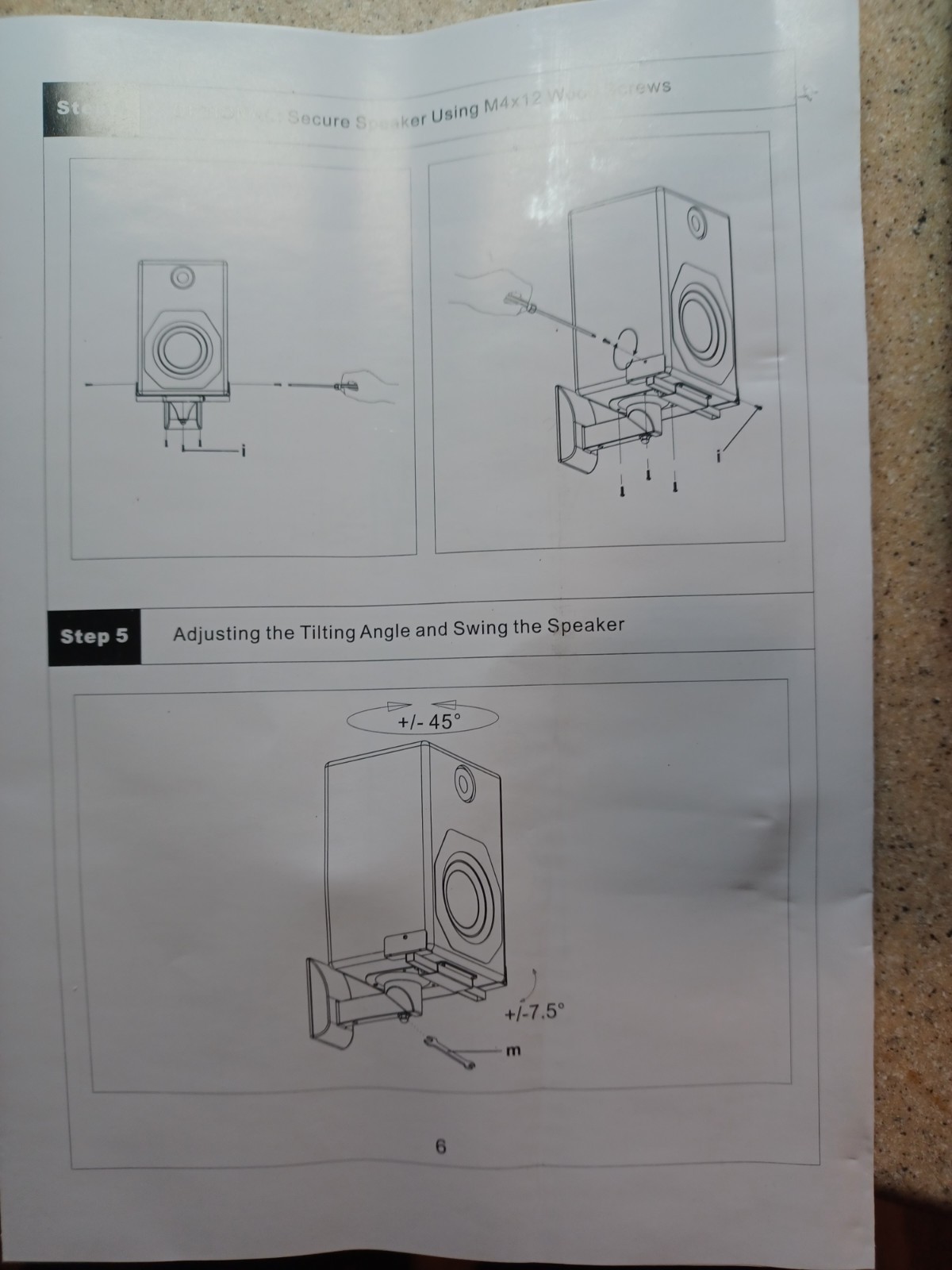 speaker wall mounts