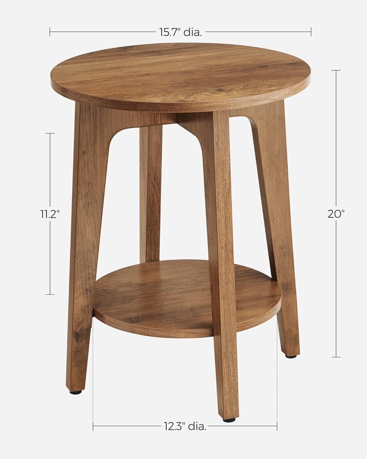 Small End Table Nightstand Round Bedside Tables Plant Stand Display Bedroom New