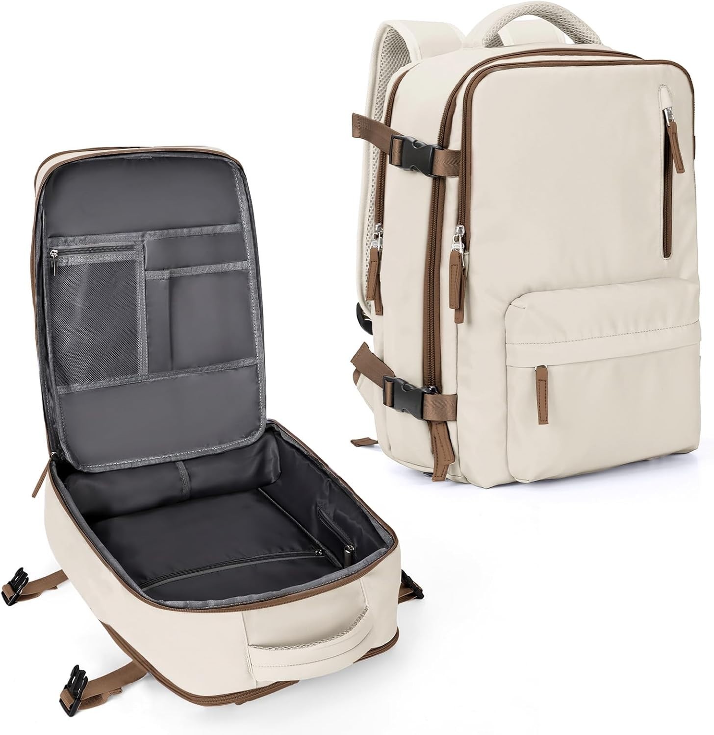 Mochila de viaje para mujeres y hombres, mochila de mano aprobada por aerolínea
