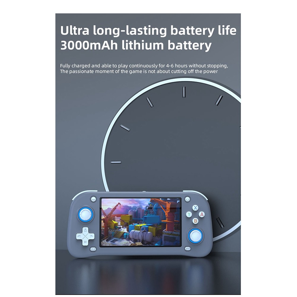 XF43 Retro Handheld Game Console 4.3in IPS Screen Open Source Linux Game7206