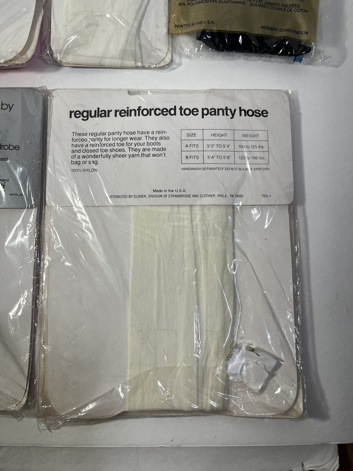 Vintage NOS 7 Pairs Size A B Small Medium Pantyhose Wrangler Silkies Hanes Too